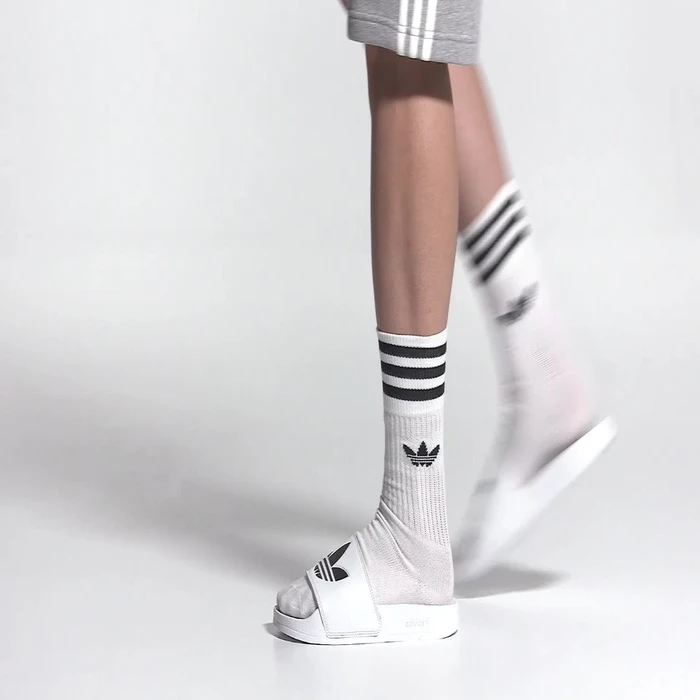 adidas Lite Adilette cloud white/core black
