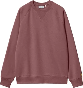 Carhartt Chase Sweat Sweatshirt dusty fuchsia/gold (Herren)