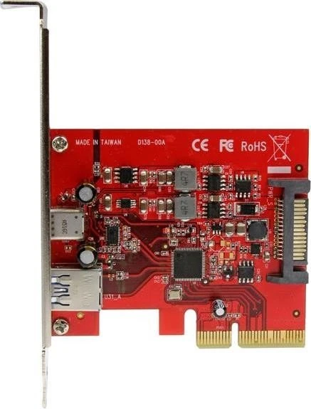 StarTech 1x USB-C 3.1, 1x USB-A 3.1, PCIe 2.0 x4