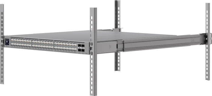 Ubiquiti UniFi Sliding Rack Rails, Rackmountschienen/Gleitschienen, grau, 21mm