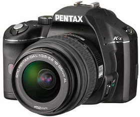 Pentax K-x schwarz mit Objektiv smc DA L 18-55mm 3.5-5.6 AL und smc DA 55-300mm 4.0-5.8 ED