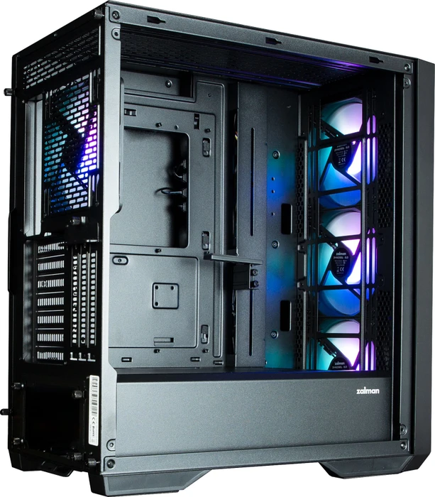 Zalman Z9 Iceberg MS_Black, schwarz, Glasfenster