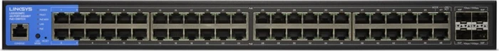 Linksys LGS300 Rackmount Gigabit Managed Switch, 48x RJ-45, 4x SFP+, 740W PoE+