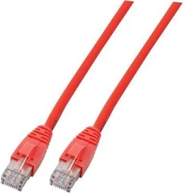 EFB Elektronik CCA Patchkabel, Cat6, U/UTP, RJ-45/RJ-45, 1m, rot