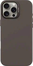 Decoded AntiMicrobial Silicone Back Cover für Apple iPhone 16 Pro Max Phantom Black