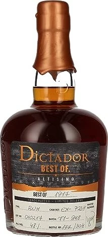 Dictador Best of 1977 Altisimo 700ml