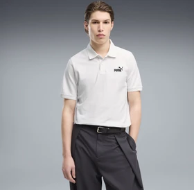 Puma ESS No. 1 Logo Pique Poloshirt kurzarm puma white (Herren)