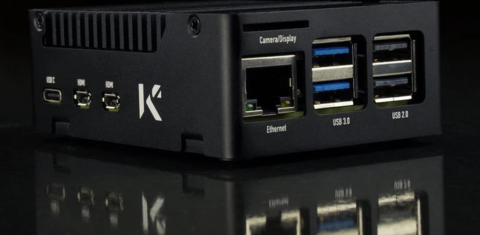 KKSB Aluminiumgehäuse für Raspberry Pi 5, schwarz