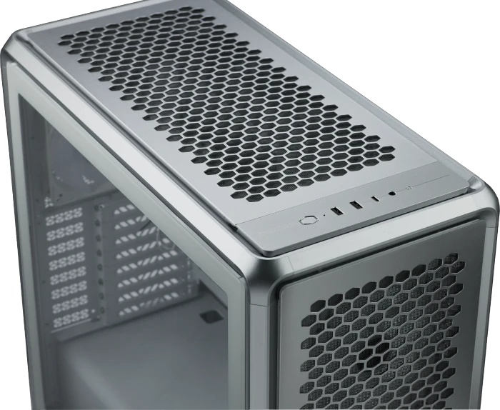 Cooler Master MasterFrame 600, silber, Glasfenster