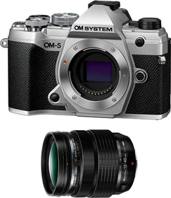 OM System OM-5 silber mit Objektiv M.Zuiko digital ED 12-40mm 2.8 PRO II