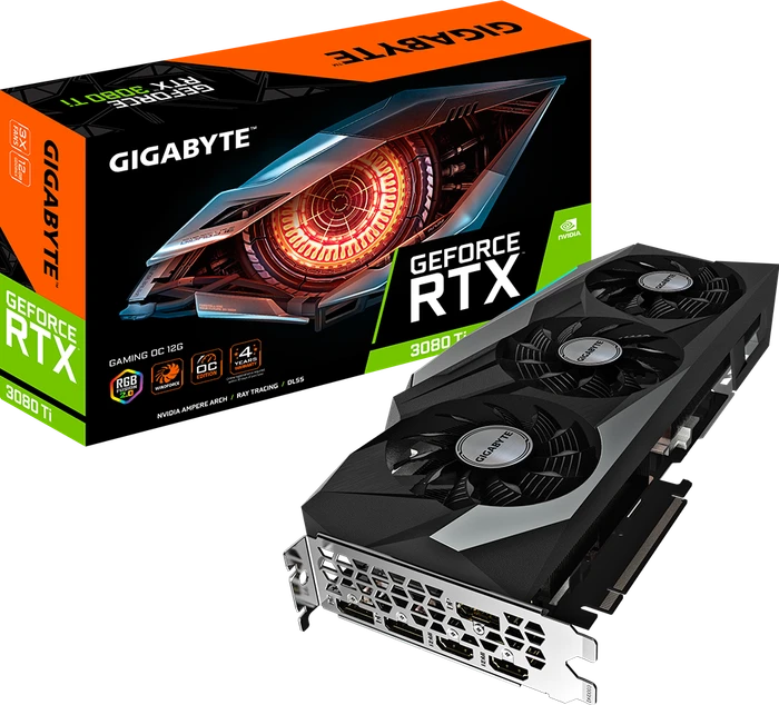 GIGABYTE GeForce RTX 3080 Ti Gaming OC 12G, 12GB GDDR6X, 2x HDMI, 3x DP