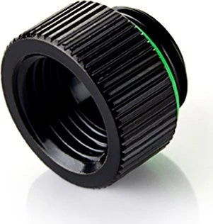 Bitspower Touchaqua Verlängerung G1/4" auf G1/4", 10mm, Glorious Black, 2er-Pack