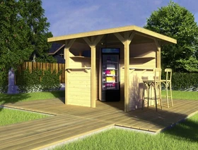 Weka 657 360x349cm Pavillon natur
