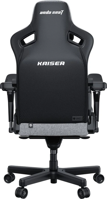 Anda Seat Kaiser 3 Pro Premium XL Gamingstuhl, Ash Gray, Stoff grau