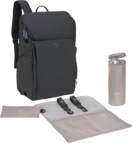 Lässig Slender Up Backpack Wickelrucksack schwarz