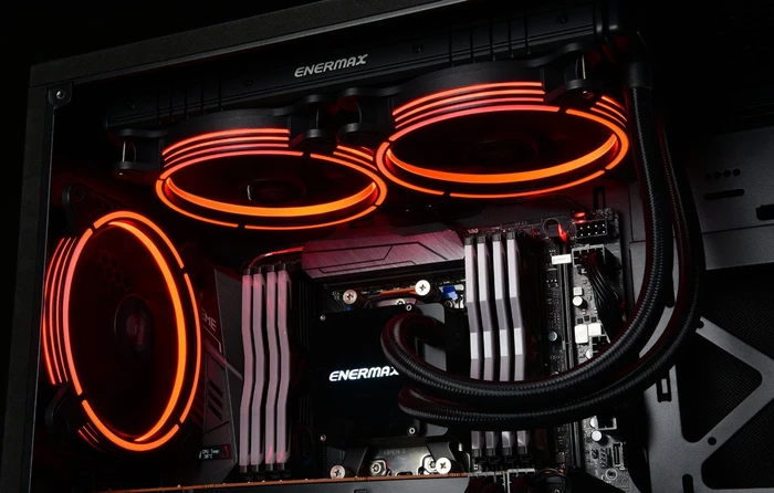 Enermax T.B.RGB, LED-Steuerung, Fernbedienung, 140mm, 2er-Pack