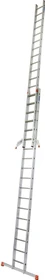 Krause Monto Fabilo Alu 2-tlg. Schiebeleiter, 2x 18 Stufen