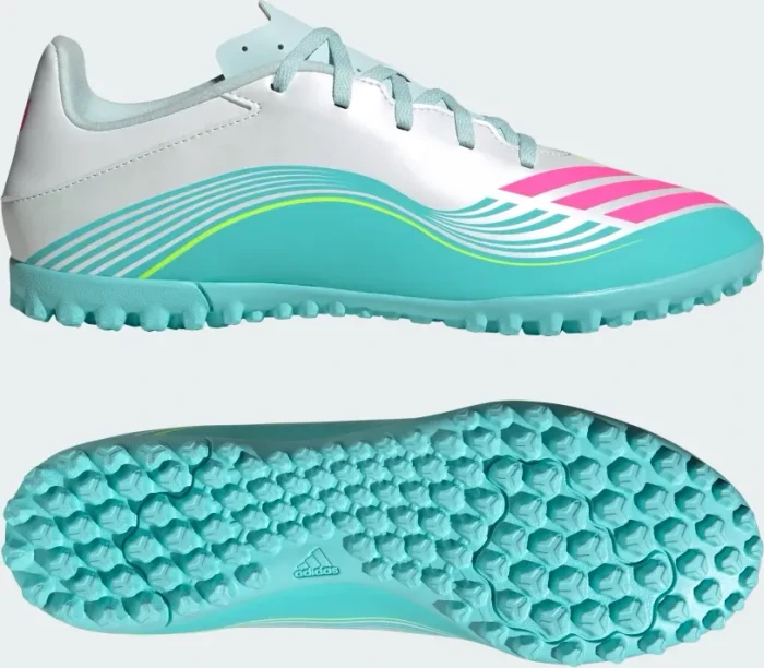 adidas F50 Club Messi TF Aurora Radiante ftwr white/lucid pink/flash aqua (Herren)