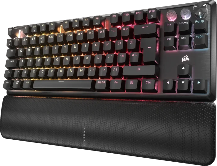 Corsair Gaming K70 PRO TKL Magnetic-Mechanical, schwarz, Corsair MGX Hyperdrive, USB, UK