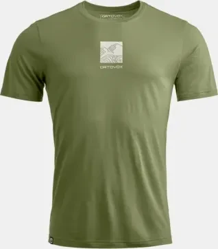 Ortovox 120 Cool Tec Abstract Funktionsshirt kurzarm wild herbs (Herren)