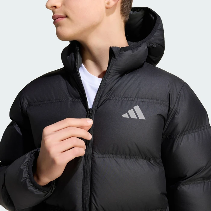 adidas Kunstdaunen Funktionsjacke black/reflective silver (Junior)