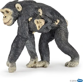 Papo Wildtiere der Welt - Schimpanse mit Baby