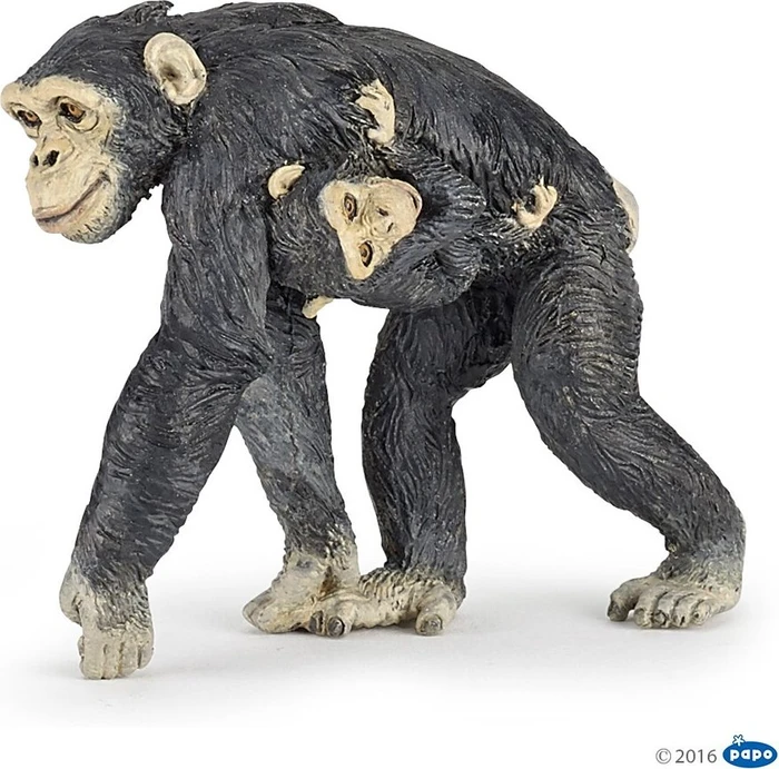 Papo Wildtiere der Welt - Schimpanse mit Baby