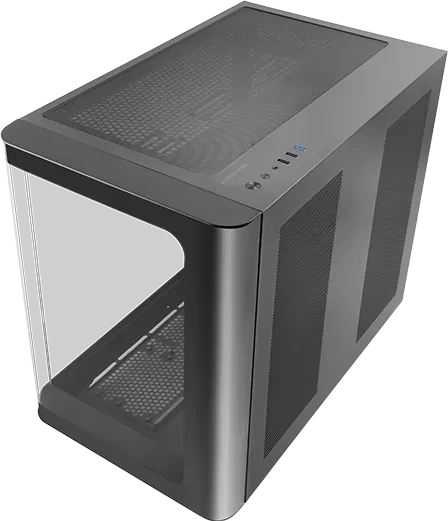 Mars Gaming MC-Fusion Black, Glasfenster