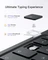 Inateck Superleicht Tastatur Hülle für iPad Air 6 11"/iPad Air 5/iPad 10/iPad Pro 11", schwarz, UK Vorschaubild