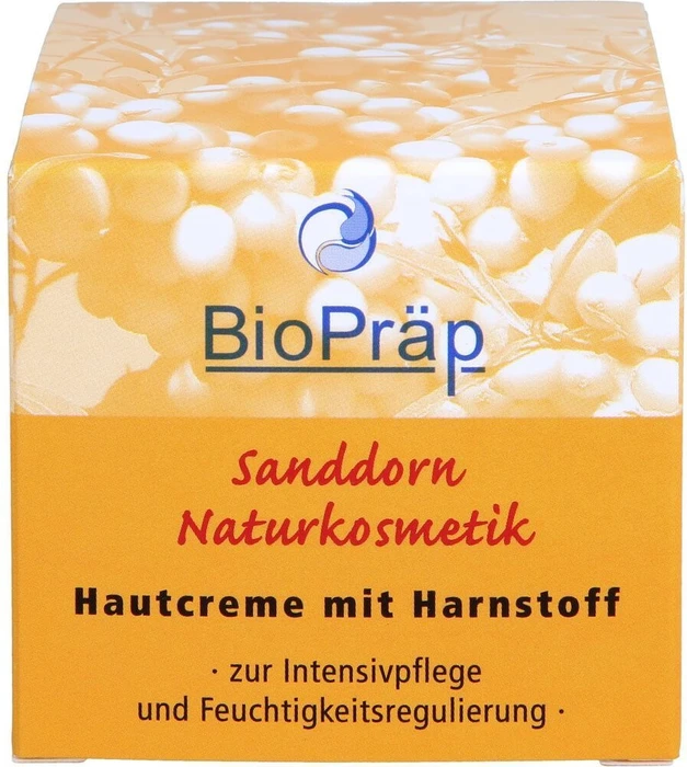 BioPräp Sanddorn Naturkosmetik Hautcreme mit Harnstoff, 100ml