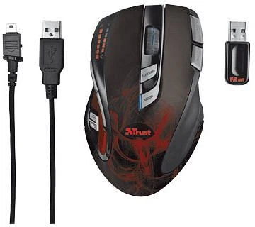 Trust Gaming GXT 35 Wireless Laser Gaming Mouse, USB