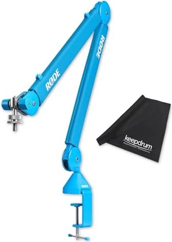 Rode PSA1+ blau, Rundfunk- Gelenkarmstativ