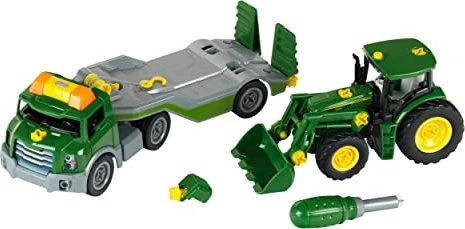Theo Klein Transporter mit John Deere-Traktor