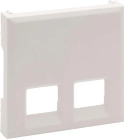 Legrand Niloe Step Abdeckung 2-fach RJ11/RJ45, ultraweiß