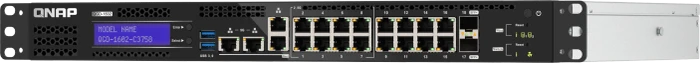 QNAP QGD-1602 Dual-System VM-Host & NAS Rackmount 2.5G Managed Switch, 16x RJ-45, 2x SFP+