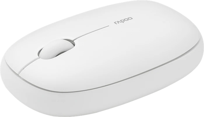 Rapoo M660 Silent Multi-mode Wireless weiß, USB/Bluetooth