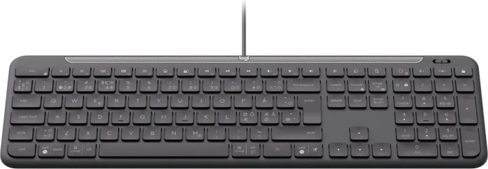 Logitech K620 Signature Slim Wired for Business, Graphite, USB, ND