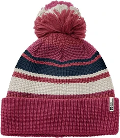 Jack Wolfskin Pompom Beanie dark fuchsia (Junior)
