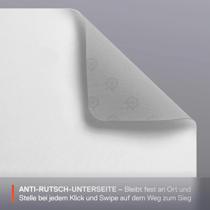 SteelSeries QcK Medium White, 320x270mm, weiß