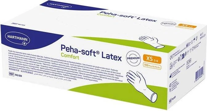 Hartmann Peha-soft Latex Comfort Einweghandschuhe