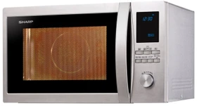 Sharp R982STWE Mikrowelle mit Grill/Heißluft/Halogengrill