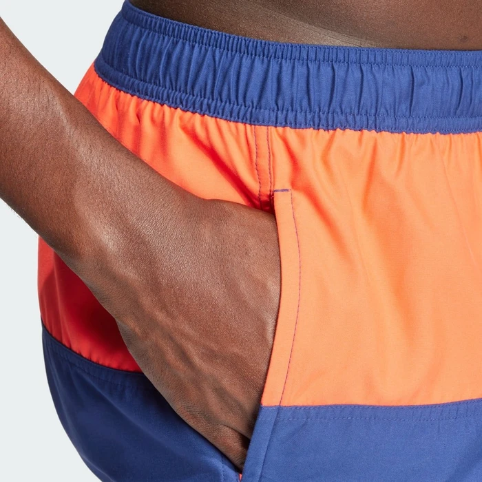 adidas Colorblock CLX Badeshorts dark blue/white (Herren)