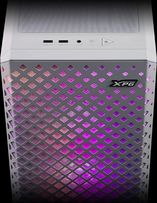 ADATA XPG Defender Pro, weiß, Glasfenster