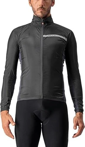 Castelli Squadra Stretch Fahrradjacke light black/dark grey (Herren)
