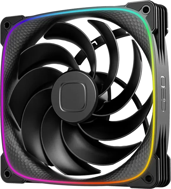 Geometric Future Squama 2503R-14W, reverse, schwarz, 140mm, 3er-Pack