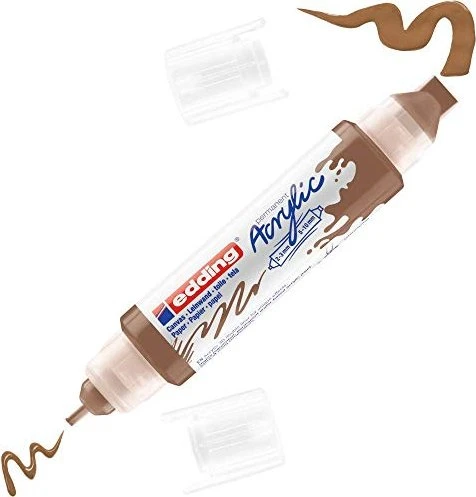 edding 5400 Acrylmarker 3D Double Liner haselnussbraun