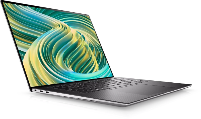 Dell XPS 15 9530 (2023), Platinum Silver, Core i7-13620H, 16GB RAM, 1TB SSD, Arc A370M Graphics, DE