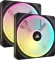 Corsair iCUE LINK QX140 RGB Starter Kit, schwarz, LED-Steuerung, 140mm, 2er-Pack Vorschaubild