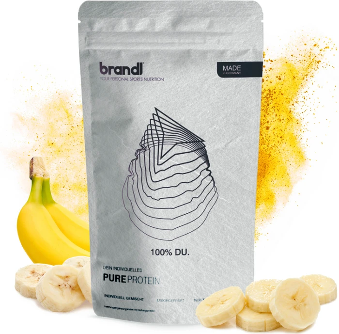brandl Pure Protein Vegan Banane 1000g