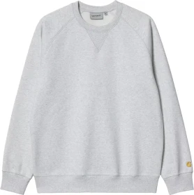 Carhartt Chase Sweat Sweatshirt ash heather/gold (Herren)